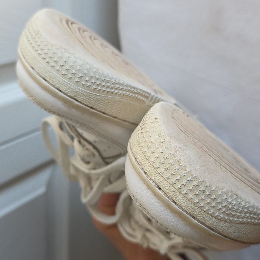 Nike Kids Air Force 1 Low Top White Sneakers Size 6.5Y - Picture 7 of 16